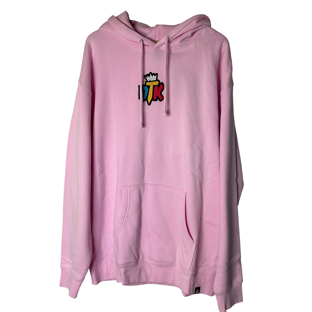OTK Hoodie NWT Mens XL Network Official‎ Logo Pink Embroidered Gaming Merch
